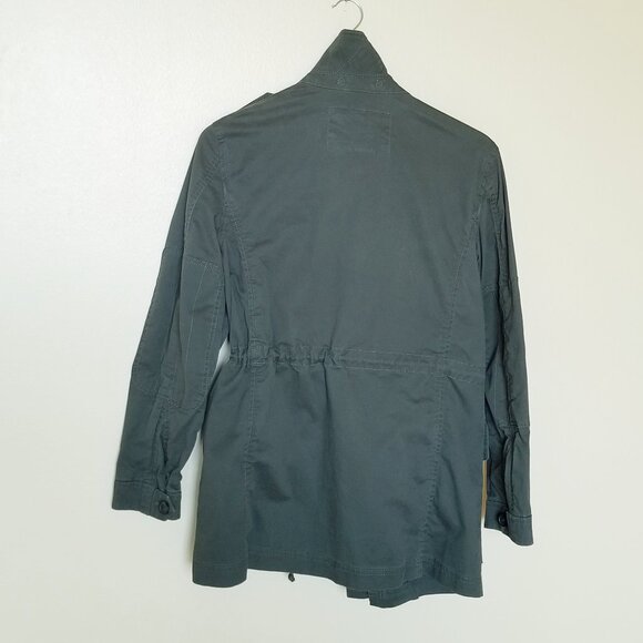 Banana Republic Factory Four Pocket Military Jacket – Mallard Green - Sz S - Picture 10 of 10